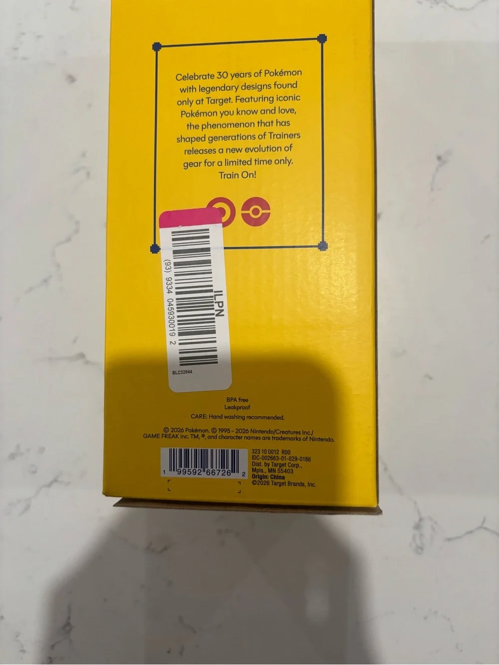 Target Yellow Pokémon 30th Anniversary Box